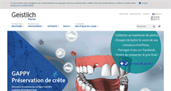 Desktop Screenshot of geistlich.fr