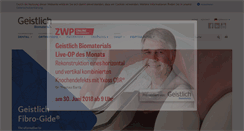 Desktop Screenshot of geistlich.de