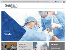 Tablet Screenshot of geistlich.it